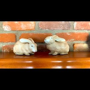 Vintage Otagiri Porcelain Rabbit Figurines